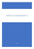 MAT1512 Assignment 3