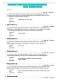 NURS6521/NURS6521N Advanced Pharmacology WEEK 11 FINAL EXAM LATEST