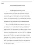 ETH301   W8Assignment.docx    ETH301  Evolving Relationship between Business and Society  Grantham University   Evolving Relationship between Business and Society  When it comes to business and society there is no way the two can do without. It is now wid