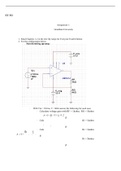 ET332   W1Assignment.docx  ET 332  Assignment 1: Grantham University   1.  Read Chapters 1-2 in the text Op Amps for Everyone Fourth Edition  2.  For the configuration below:  ·      With Vin = 4Vrms, f = 1kHz answer the following for each case:  ·    Cal