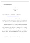 CJ402   WK5Assignment.docx  ANNOTATED BIBLIOGRAPHY                                                                                                   1  CJ 402  Annotated Bibliography Grantham University   CJ 402  Schapiro, R. (2010, December 27). Collar B