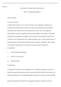 MGT517   W5Assignment.docx  MGT517  Final Project-Title Page, Outline and References  MGT517 Organizational Behavior   Table of Contents  I. Executive Summary  a. Working with volunteers on our Trustee Committee in the congregation, challenges have ascend