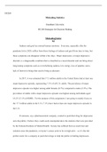 HU260   W5Assignment.docx  HU260  Misleading Statistics  Grantham University  HU260 Strategies for Decision Making  MisleadingStatistics  Sadness and grief are normal human emotions.  Everyone, especially after the pandemic hit in 2020, suffers from those