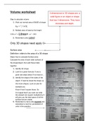 Measurement notes