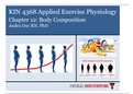 KIN 4368 Applied Exercise Physiology Chapter 12: Body Composition Audra Day RN, PhD