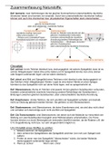 Zusammenfassung Naturstoffe/Kohlenhydrate