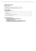 Audit & Assurance 4 (GNB, Continuïteit, Verklaringen, Rapportage)