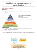 Samenvatting 'Business Basics' - 1e jaarsvak Officemanagement