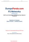  Newest and Authentic F5 Networks 301b PDF Dumps [2021]