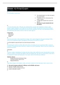 NSG 6420 Final Exam Study Guide~ South University