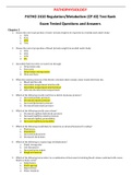 PATHOPHYSIOLOGY_PATHO 2410 TEST BANK QUESTIONS AND ANSWERS Perfusion/Oxygenation (CHP#3) Test Bank Exam Tested Questions and Answers /Protection/Adaptation (CP #1) Test Bank Exam Tested Questions and Answers/Nutrition Elimination & Sexuality (CP #4) Test 