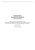 Experimental 2 - all Lecture Notes, incl. Mini Assignemnts