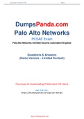 DumpsPanda New Realise Authentic Palo Alto Networks PCSAE Dumps PDF