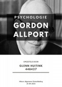 Essay Psychologie Gordon Allport