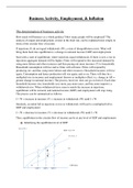 Business Activity, Employment, & Inflation