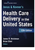 Jonas & Kovners Health Care Delivery in the United States 12th edition.