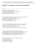 Exam (elaborations) ECE 644 Test Bank for Financial Accounting The Impact on Decision Makers 7th Edition Porter, Norton Chapter 1: Accounting as a Form of Communication