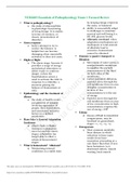 NUR 2063 / NUR2063: Essentials of Pathophysiology Exam 1 Review Study Guide (Latest 2021) Rasmussen