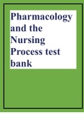 Pharmacology and the Nursing Process test bank