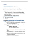 Asthma clinical summary