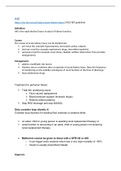 Acute kidney injury clinical summary