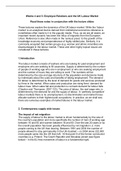 Class notes Business Management and HR  Elgar Introduction to Theories of Human Resources and Employment Relations, ISBN: 9781786439000