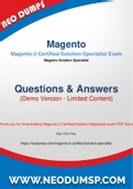 Magento Magento-2-Certified-Solution-Specialist Test Questions