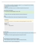 NURS C475 QUIZ 3 Questions and Answers