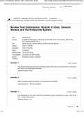 Rasmussen College - G150/PHA 1500 Section 10 Structure and Fucntion of the Human Body- Online Plus- 2019 Summer Quarter Term 1. Includes Review Test Submission Module 03 Quiz. General Senses and the Endoctrine System: Endocrine, Muscular, and Nervous Syst