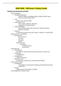 NUR 4450 - OB Exam 4 Study Guide.