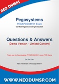 Pegasystems PEGAPCDC85V1 Test Questions