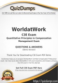 C3E Dumps - Way To Success In Real WorldatWork C3E Exam