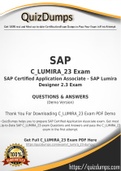 C_LUMIRA_23 Dumps - Way To Success In Real SAP C_LUMIRA_23 Exam