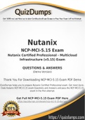 NCP-MCI-5-15 Dumps - Way To Success In Real Nutanix NCP-MCI-5-15 Exam