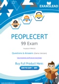 PEOPLECERT 99 Dumps - Getting Ready For The PEOPLECERT 99 Exam