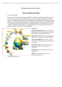 Samenvatting Biologie Thema 1: Inleiding in de biologie 4VWO