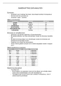 Samenvatting  Data Analyse 1 (2019_TCHM-DAN11V-19) HU