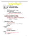 NSG 312 - Exam 3 Study Guide.