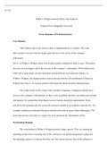 IT 335 Milestone 6.docx  IT 335:   Wilburs Widgets Security Policy Gap Analysis  Southern New Hampshire University  Seven Domains of IT Infrastructure  User Domain  œThe weakest link in any security plan or implementation is a human. The weak links includ