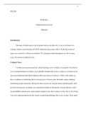 FINALWeek8. Death.docx  PSY290  Reflection  Chamberlain University  PSY290  Introduction  The topic of death scares a lot of people and no one plans for it, but we all know it is coming. Death is scary because off all the unknowns that comes with it. Deat