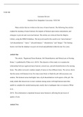 Final Project Literature Review  6 .docx    NUR 300  Literature Review  Southern New Hampshire University: NUR 300  Many articles that are written on the issue of nurse burnout. The following four articles explain the meaning of nurse burnout, the impacts