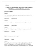 Walden University BIOL 1001 Final Exam WEEK 6   Copy.docx  BIOL 1001  Walden University BIOL 1001 Final Exam WEEK 6 “Question and Answers (Correct Answers).  Correct Answers Displayed  Question 1  North America is currently experiencing an unprecedented a