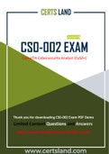 (100% Actual) Exam CompTIA CS0-002 New Real Dumps