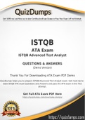 ATA Dumps - Way To Success In Real ISTQB ATA Exam