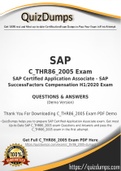 C_THR86_2005 Dumps - Way To Success In Real SAP C_THR86_2005 Exam