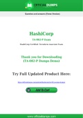 TA-002-P Dumps - Pass with Latest HashiCorp TA-002-P Exam Dumps