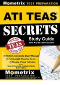 ATI TEAS Secrets Study Guide: TEAS 6 Complete Study Manual, Full-Length Practice Tests, Review Video Tutorials for the Test of Essential Academic Skills, Sixth Edition