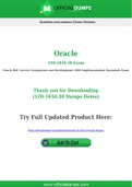 1Z0-1034-20 Dumps - Pass with Latest Oracle 1Z0-1034-20 Exam Dumps