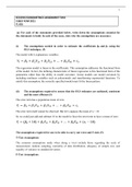 ECS3706: ECONOMETRICS ASSIGNMENT 02 S1&S2 YEAR 2021 TL001