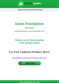 CKS Dumps - Pass with Latest Linux Foundation CKS Exam Dumps